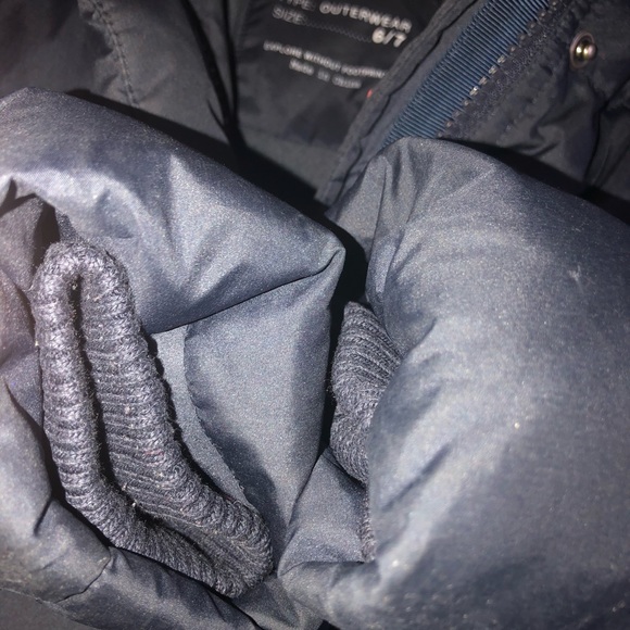 Crewcuts Girls Long Down Puffer Coat 6/7 - Picture 3 of 4